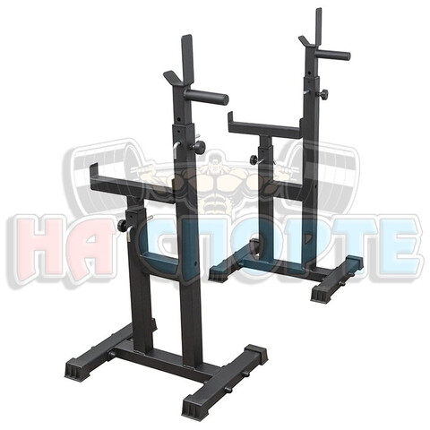 Раздельные стойки для штанги черные